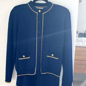 Vintage Knit 2-Piece Sweater & Skirt